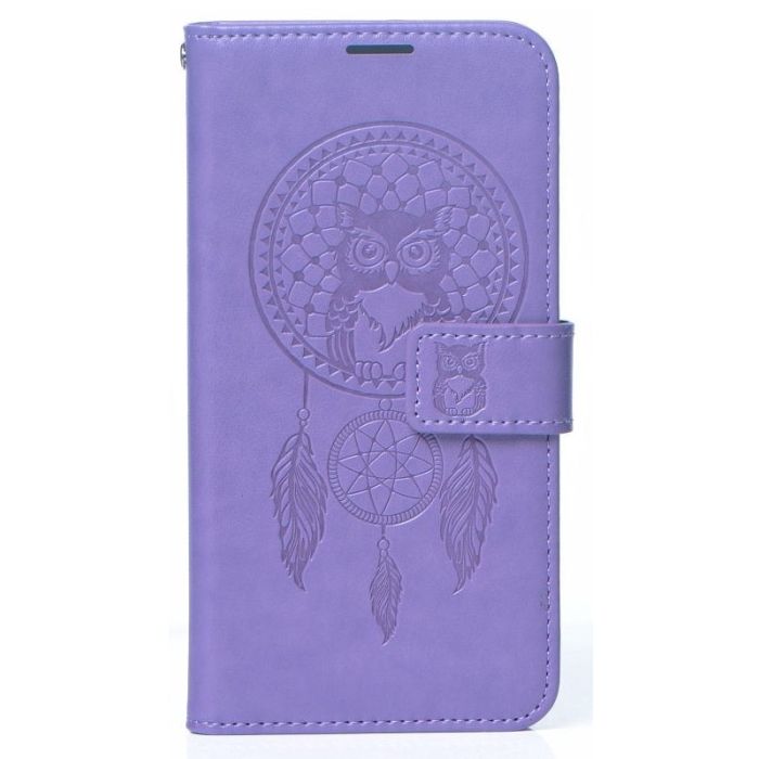 Diárové puzdro na Apple iPhone 14 Forcell MEZZO lapač snov fialové