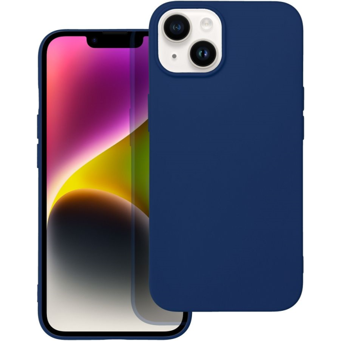 Silikónové puzdro na Apple iPhone 14 Plus Forcell Soft modré