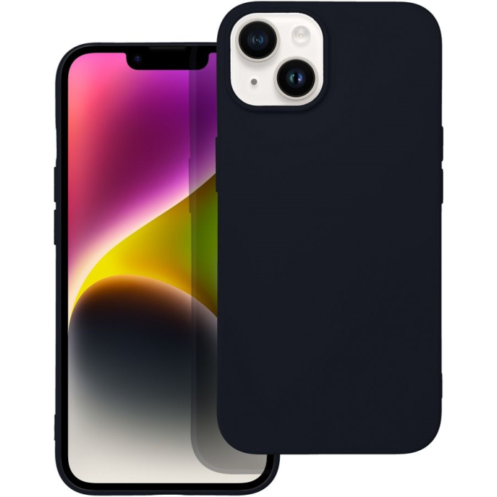 Silikónové puzdro na Apple iPhone 14 Plus Forcell Soft čierne
