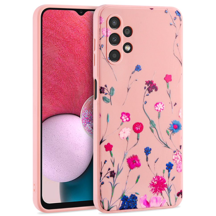 Silikónové puzdro na Samsung Galaxy A13 A135 Tech Protect Mood ružové