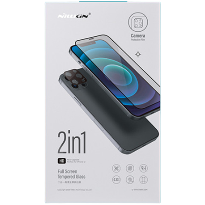 Tvrdené sklo na Apple iPhone 14 Plus Nillkin 2v1 HD Full Screen čierne
