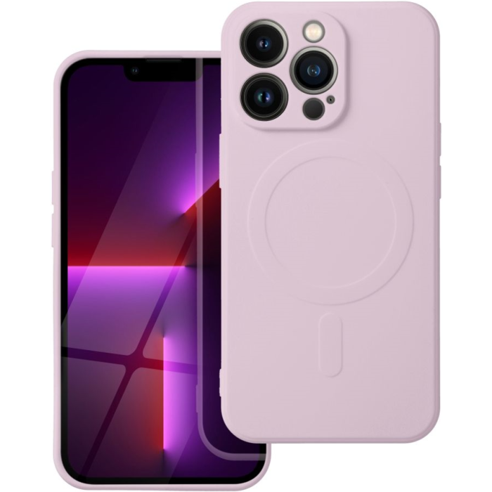 Silikónové puzdro na Apple iPhone 13 Pro Max Silicone Mag Cover ružové