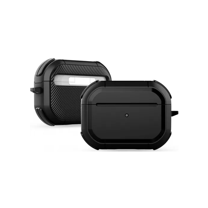 Odolné puzdro na Apple AirPods Pro 2/1 Tech-Protect Rough čierna