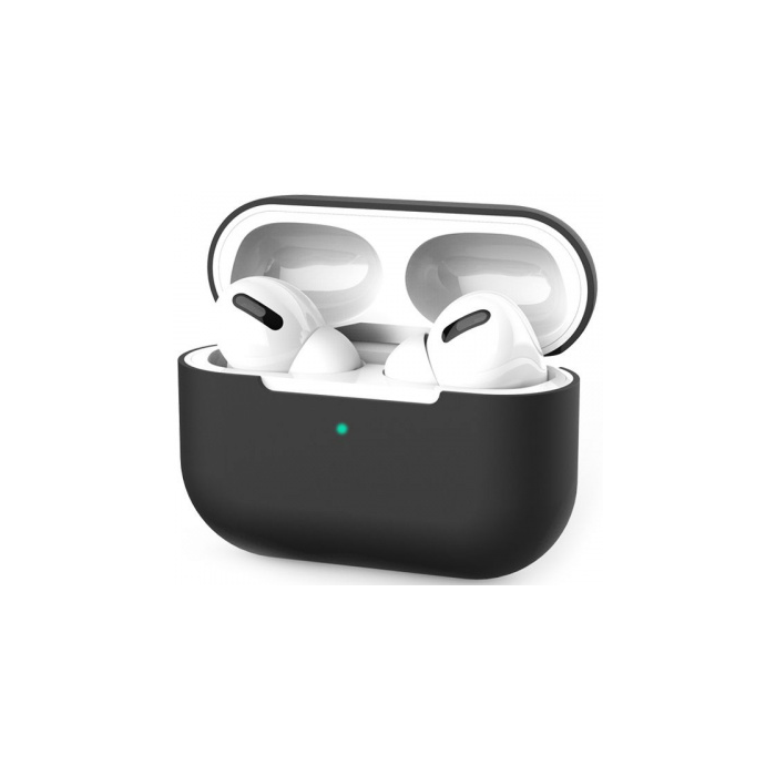 Silikónové puzdro na Apple Airpods Pro Tech-protect Icon čierne
