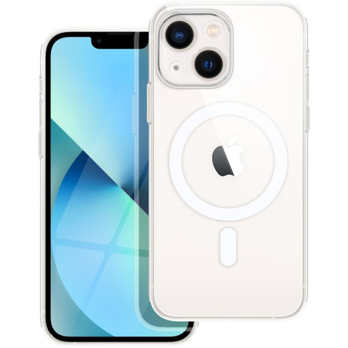 Plastové puzdro na Apple iPhone 12 Pro Max Clear Mag transparentné