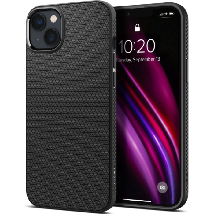 Odolné puzdro na Apple iPhone 14 Pro Max Spigen Liquid Air čierne