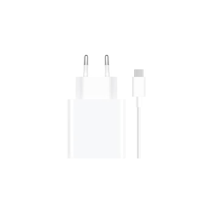 Sieťová nabíjačka Xiaomi MDY-11-EZ, USB-A 33W + USB-C kábel, biela