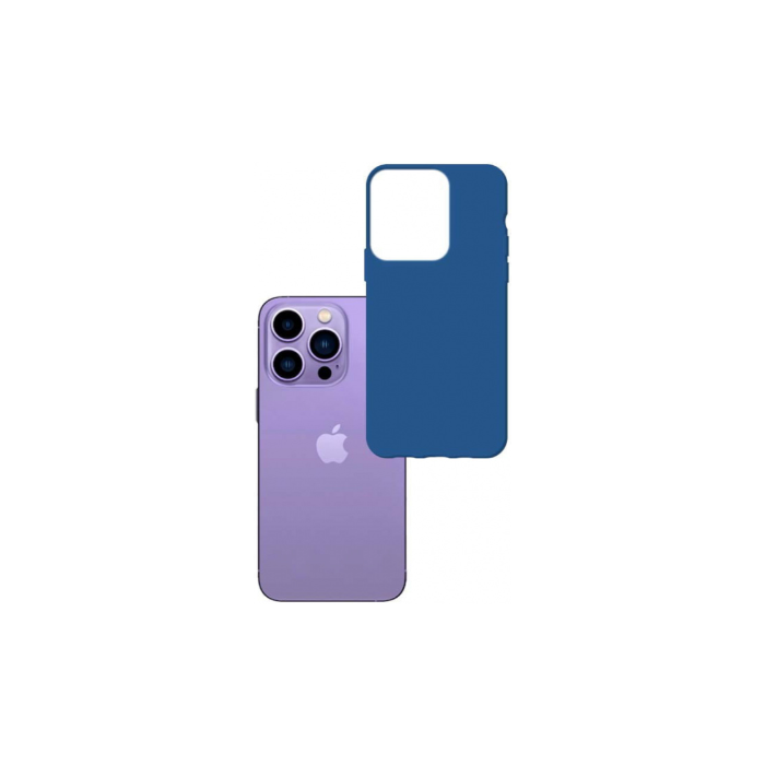 Odolné puzdro na Apple iPhone 14 Pro Max 3MK Matt TPU blueberry