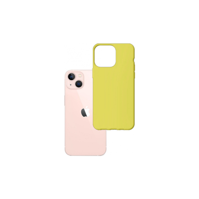 Odolné puzdro na Apple iPhone 14 3MK Matt TPU lime