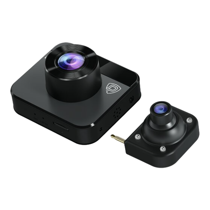 Autokamera Prestigio RoadRunner 380, set Dual cam: predná - FHD, zadná HD , 140°