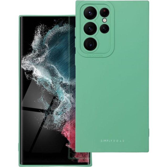 Silikónové puzdro na Samsung Galaxy S22 Ultra 5G S908 Roar Luna zelené