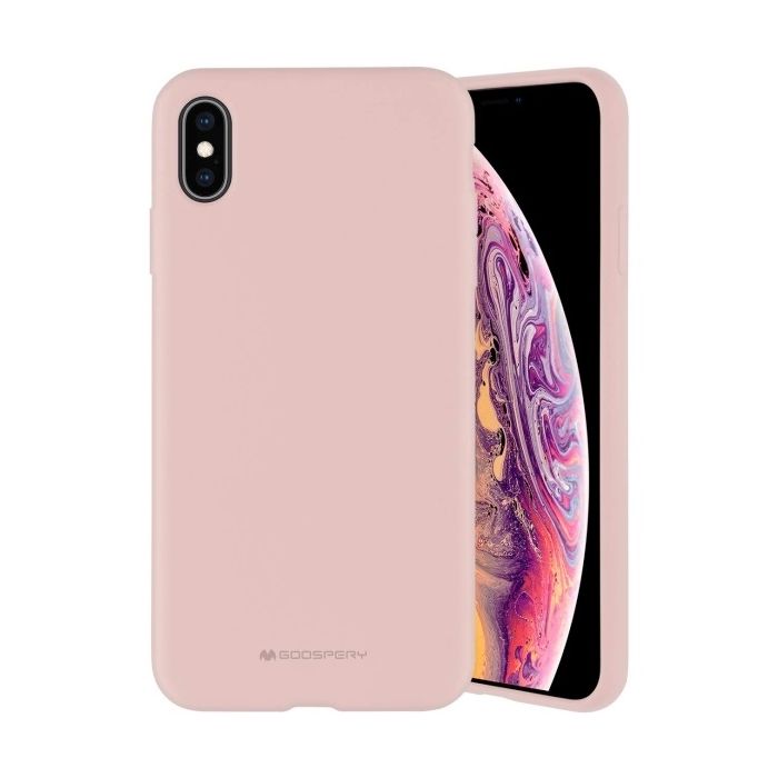 Kryt na Apple iPhone 14 Pro Max Mercury Silicone ružovo-pieskové