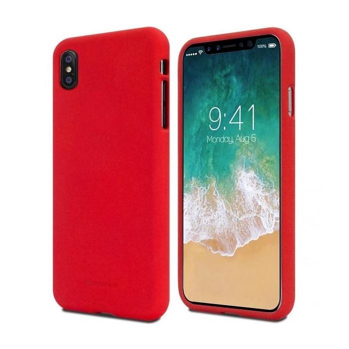 Silikónové puzdro na Apple iPhone 12/12 Pro Mercury Soft červené