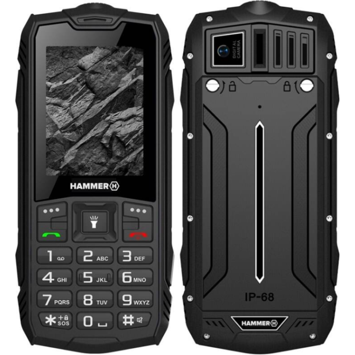 myPhone Hammer Rock, Dual SIM, čierny - SK distribúcia