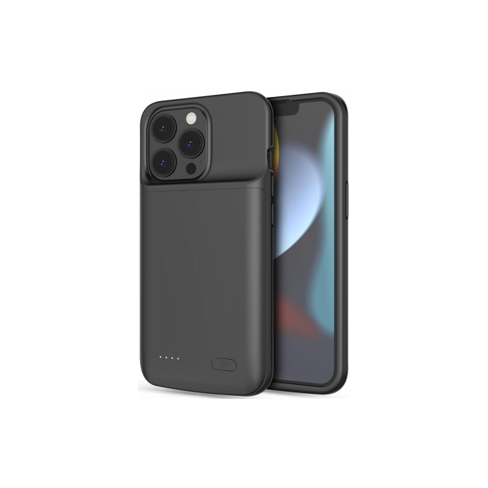 Puzdro s integrovanou batériou na Apple iPhone 12 Pro Max/13 Pro Max Tech-protect Power 4800 mAh čierne