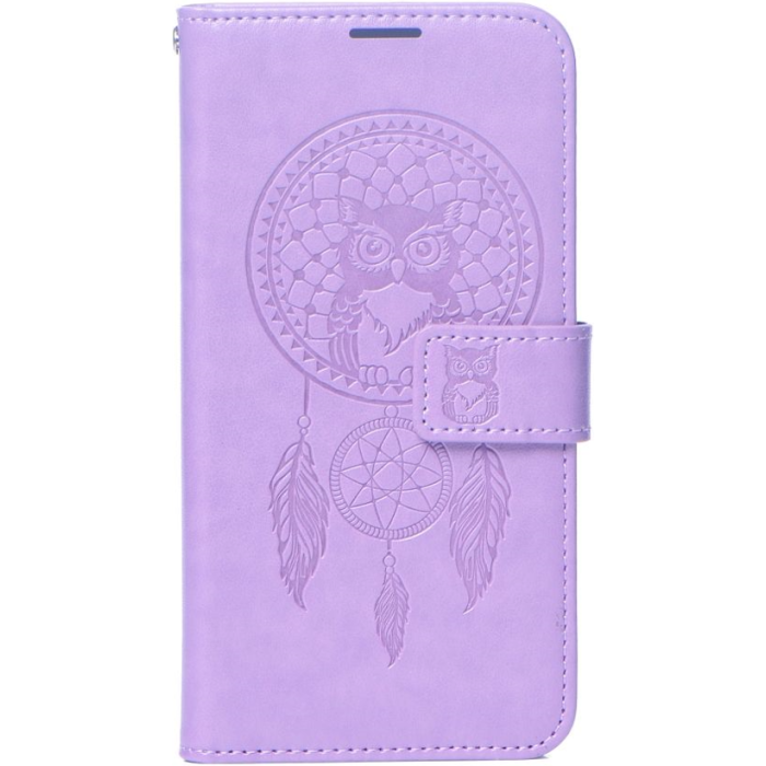 Diárové puzdro na Samsung Galaxy S23+ 5G S916 MEZZO dreamcatcher fialové