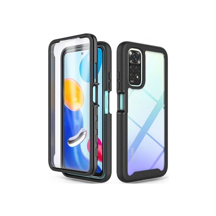 Odolné puzdro na Xiaomi Redmi Note 11/11s Tech-Protect Full Body Defense 360 čierne