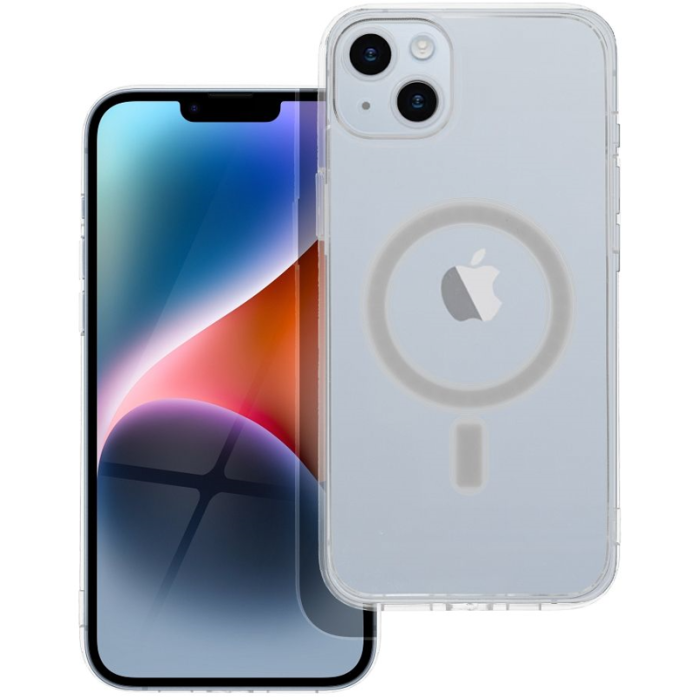 Plastové puzdro na Apple iPhone 14 Clear Mag Camera Protection transparentné
