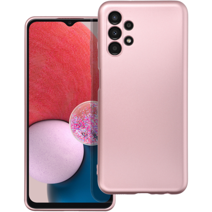 Silikónové puzdro na Samsung Galaxy S23 Ultra 5G S918 Metallic ružové