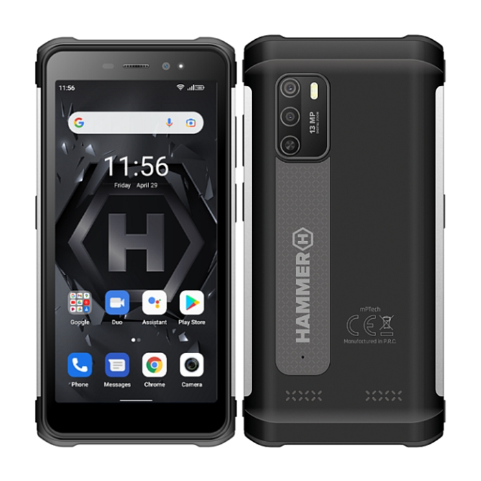 myPhone Hammer IRON 4, 4/32 GB, Dual SIM, strieborná - SK distribúcia