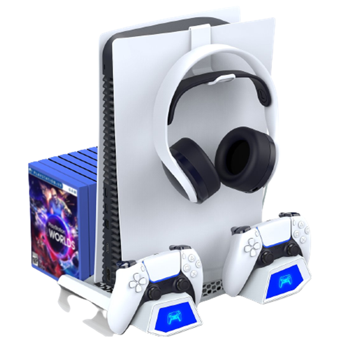 Nabíjacia stanica s chladením iPega P5023A na PS5 biela