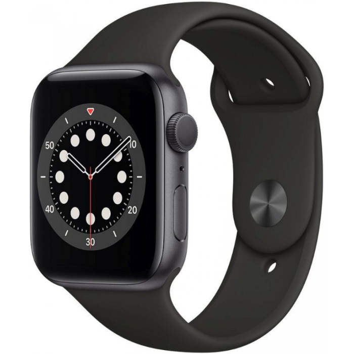 Používaný Apple Watch Series 6 44mm Space Gray Sport Band Black Trieda A