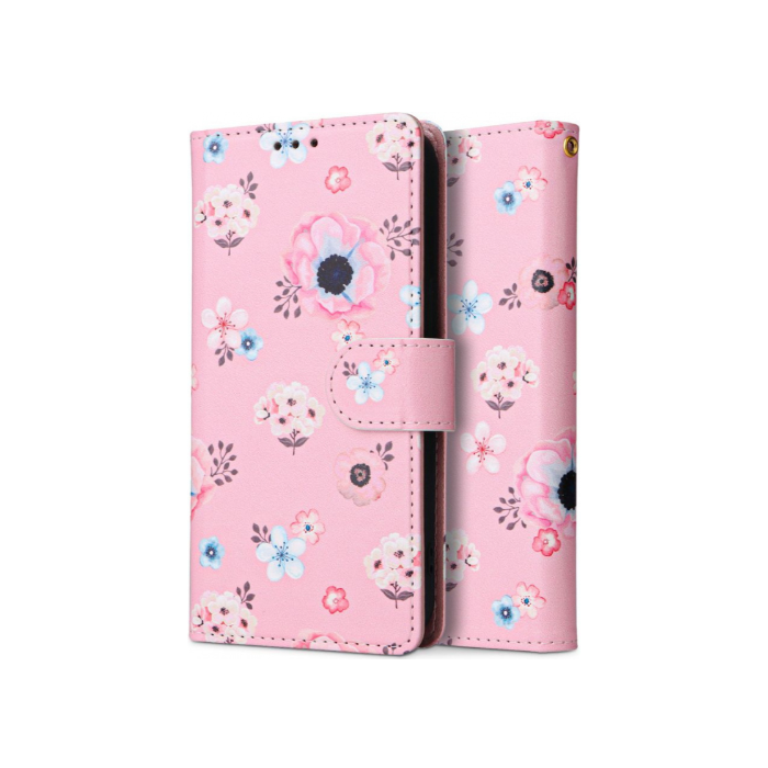 Diárové puzdro na Samsung Galaxy A53 5G A536 Tech-Protect Wallet Bloom ružové