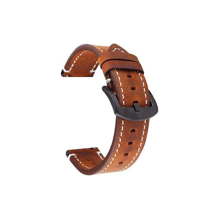 Náhradný remienok na smarthodinky 22mm Beline Business M4 hnedo-čierny