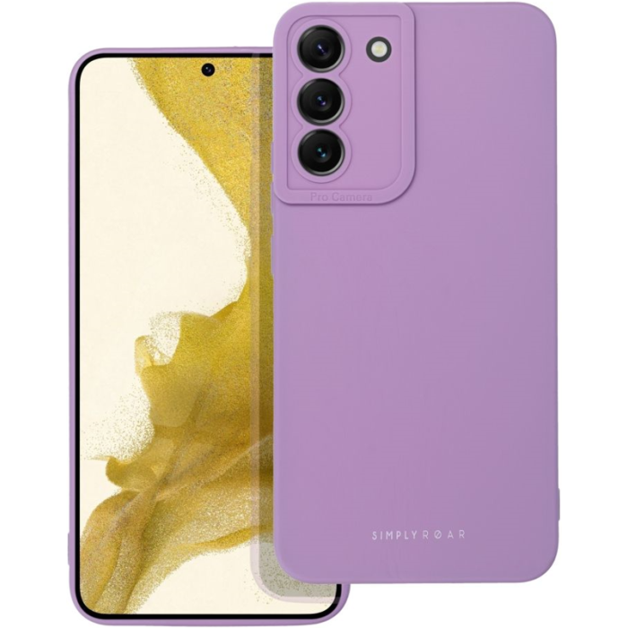 Silikónové puzdro na Samsung Galaxy S23 Ultra 5G S918 Roar Luna fialové