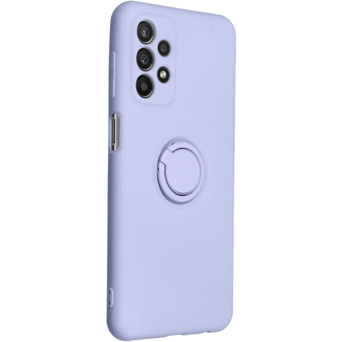 Silikónové puzdro na Xiaomi Redmi A1/A2 Silicone Ring fialové