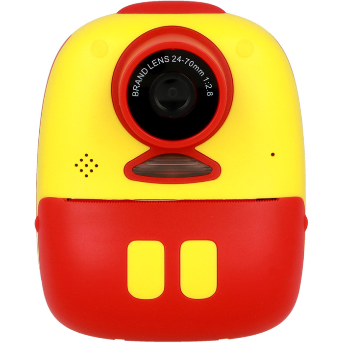 Detský digitálny fotoaparát na okamžitú tlač D10 1080P žlto-červený