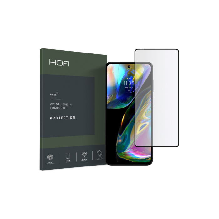 Tvrdené sklo na Motorola Moto G72 Hofi Pro+ 9H celotvárové čierne