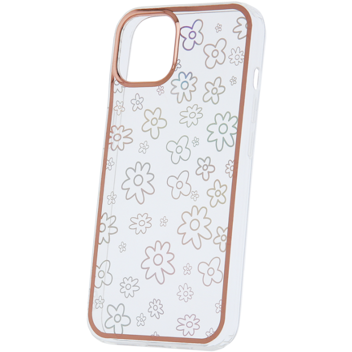 Silikónové puzdro na Apple iPhone 7/8/SE 2020/SE 2022 Trendy kvety transparentné