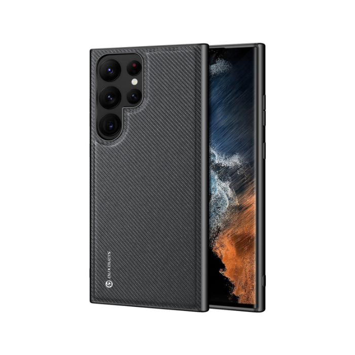 Plastové puzdro na Samsung Galaxy S23 Ultra 5G S918 Dux Ducis Fino čierne