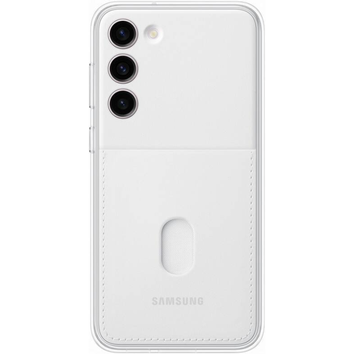 Plastové puzdro Samsung na Samsung Galaxy S23+ 5G S916 EF-MS916CWE Frame Cover White