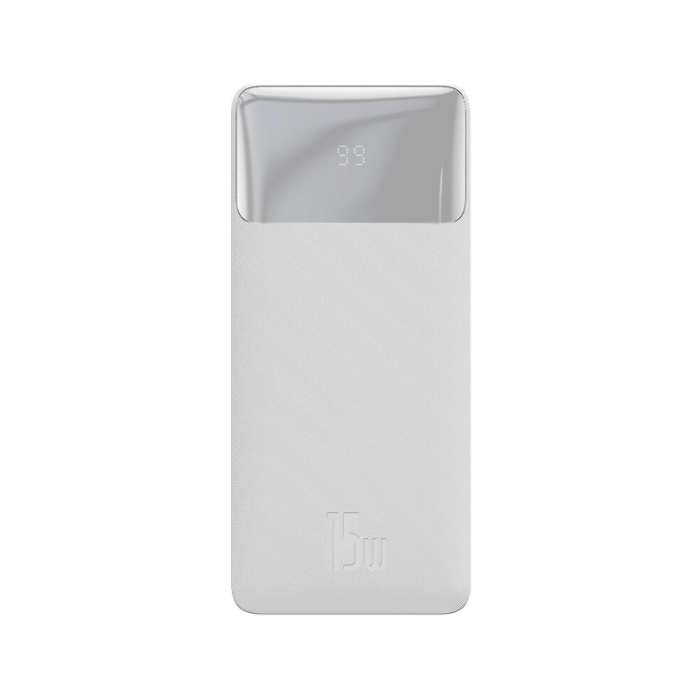 Baseus Bipow PPBD050102, 20000 mAh, PD 15W, biela