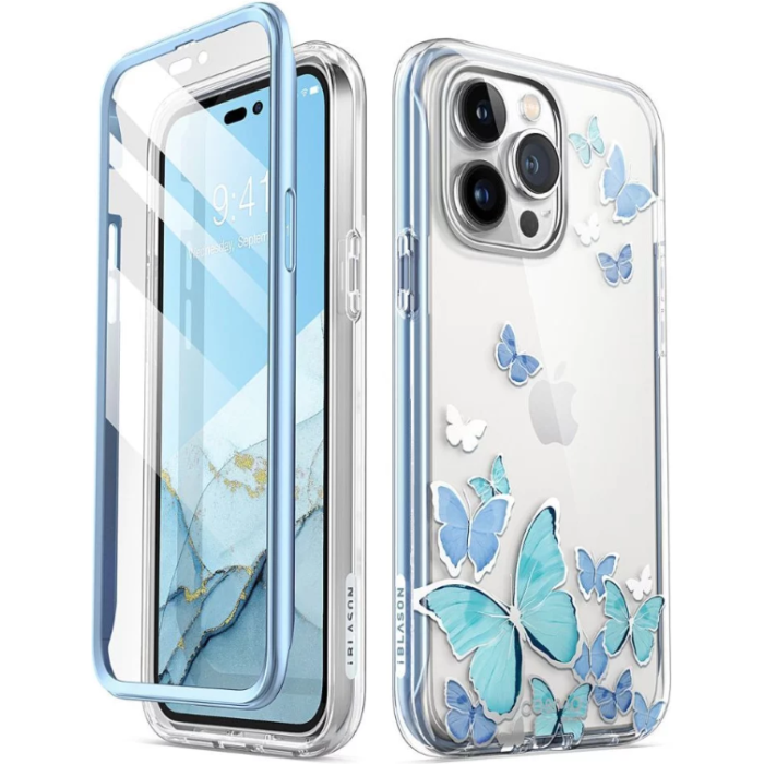 Odolné puzdro na Apple iPhone 14 Pro Supcase Cosmo Blue Fly