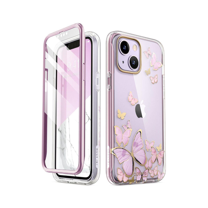 Odolné puzdro na Apple iPhone 14 Plus Supcase Cosmo Fly fialové