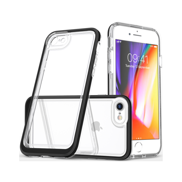 Odolné puzdro na Samsung Galaxy S21 Ultra 5G G998 Hybrid Armor 3v1 transparentno-čierne