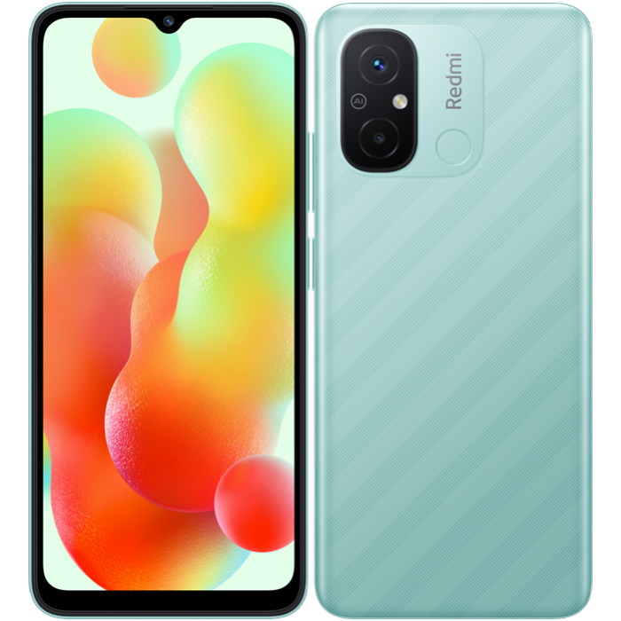 Xiaomi Redmi 12C, 3/64 GB, Dual SIM, Mint Green - SK distribúcia