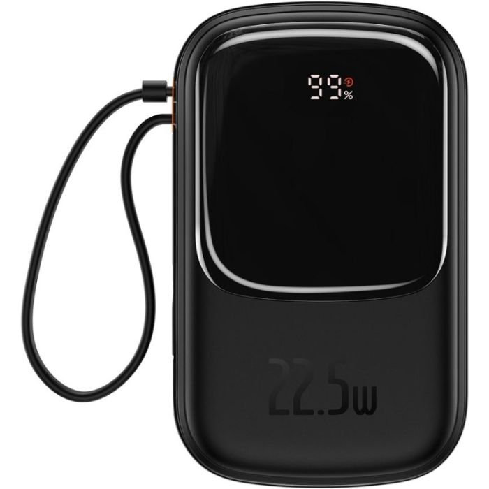 Baseus Qpow Pro Digital Display Fast Charge Power Bank 20000mAh 20W Type-C Black
