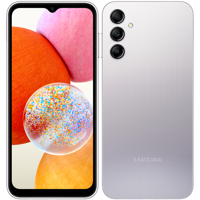 Samsung Galaxy A14 A145, 4/64 GB, Dual SIM, Silver - SK distribúcia