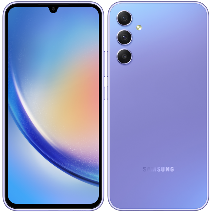 Samsung Galaxy A34 5G A346, 6/128 GB, Dual SIM, Awesome Violet - SK distribúcia
