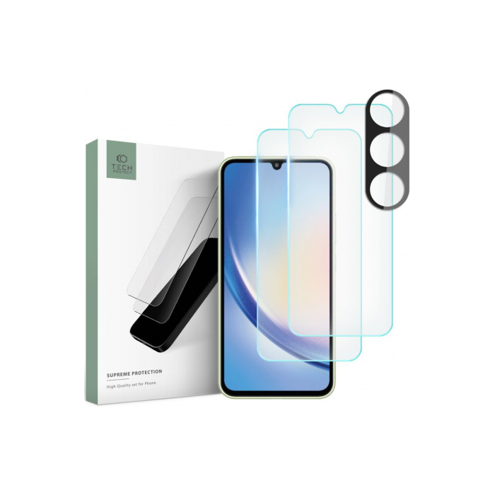 Tvrdené sklo na Samsung Galaxy A34 5G A346 Tech-Protect Supreme (2+1) 9H