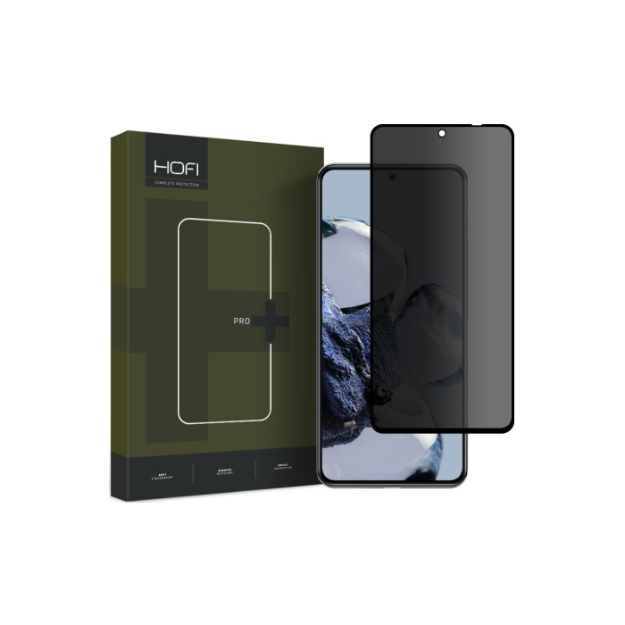 Tvrdené sklo na Xiaomi 12T/12T Pro Hofi Anti Spy Privacy Pro+ celotvárové čierne