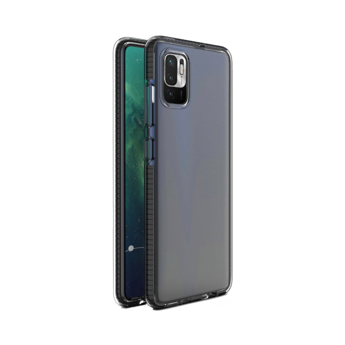 Silikónové puzdro na Xiaomi Redmi Note 10 5G/Poco M3 Pro 5G Spring čierne