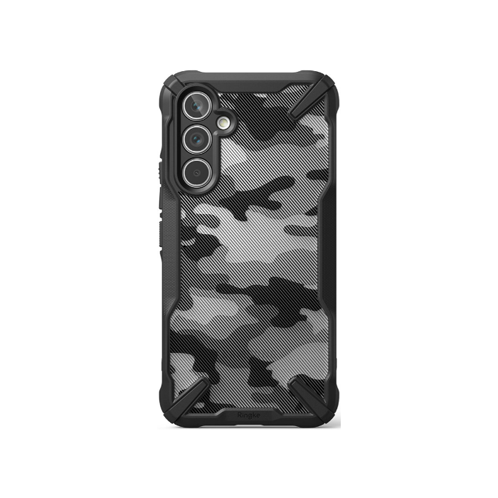 Odolné puzdro na Samsung Galaxy A54 5G A546 Fusion-X Camouflage čierne