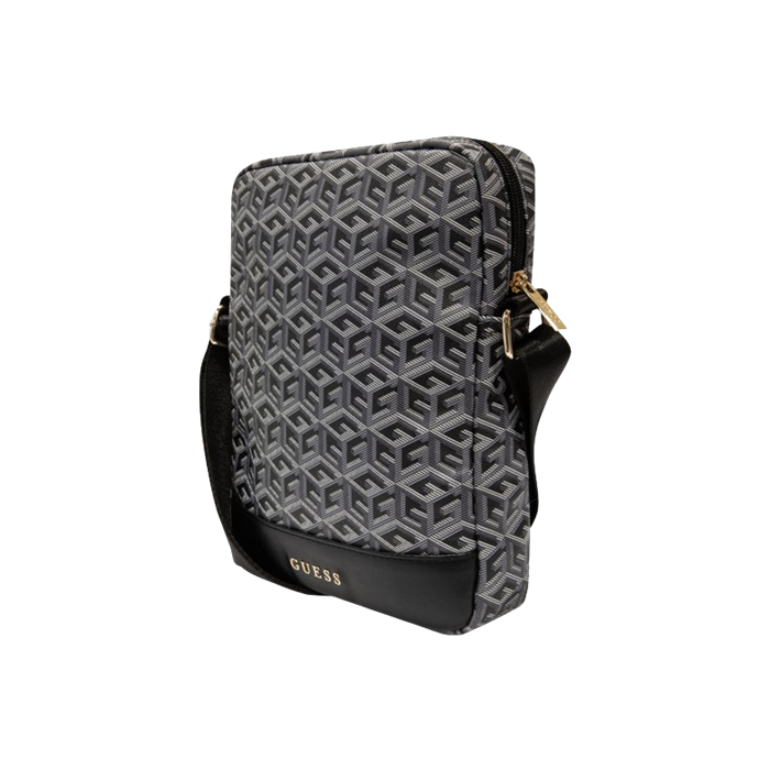 Univerzálne puzdro Guess na tablet do 10" GUTB10HGCFSEK PU G Cube Tablet Bag čierne