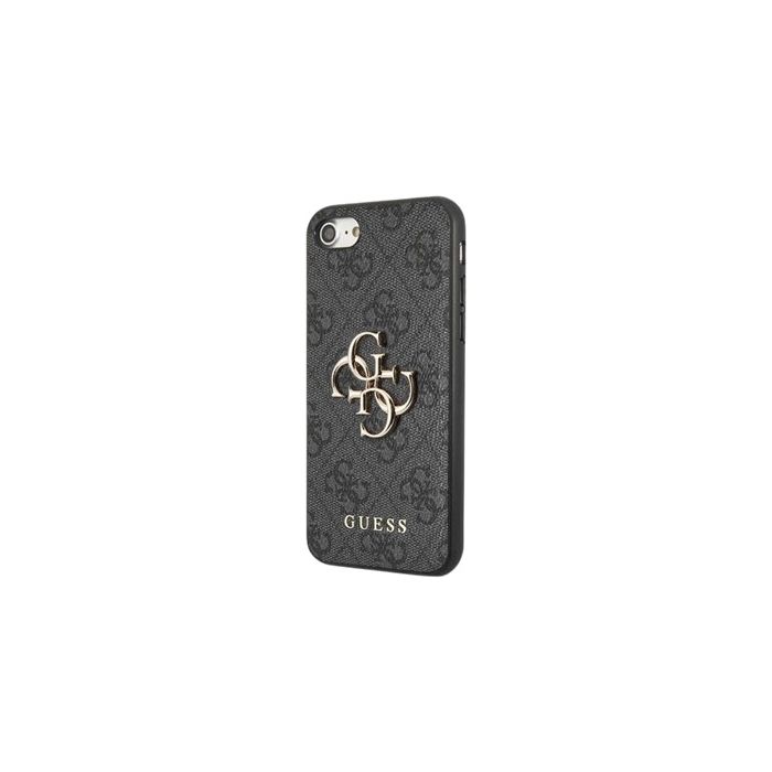 Obal Guess PU 4G Metal Logo Apple iPhone 7/8/SE 2020/SE 2022 GUHCI84GMGGR Grey