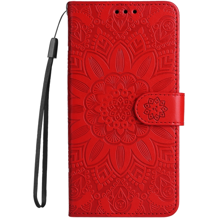 Diárové puzdro na Oppo A16/A16s/A54s/A55 4G MEZZO kvet červené